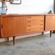 Danish teak sideboard by H.P. Hansen 220cm