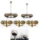 Gaétano Sciolari 70s lighting fixtures, chandeliers and wall lights - set of 7