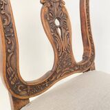18th-Century German Baroque Chair in Carved Walnut, 1740s