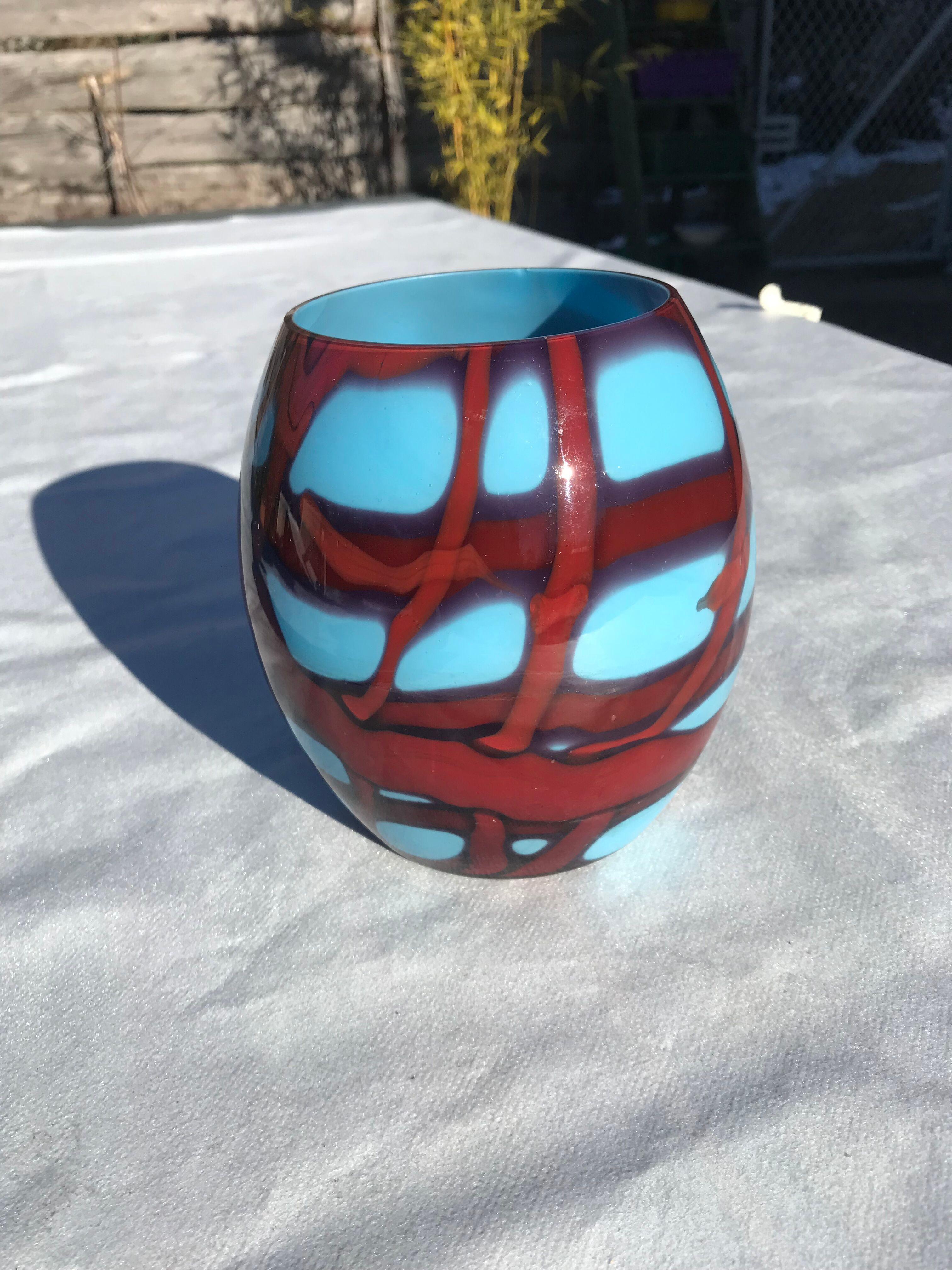 Art Deco glass vase