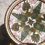 Decorative plate signed Maurice Fouillen.