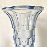 Art Deco blue glass vase
