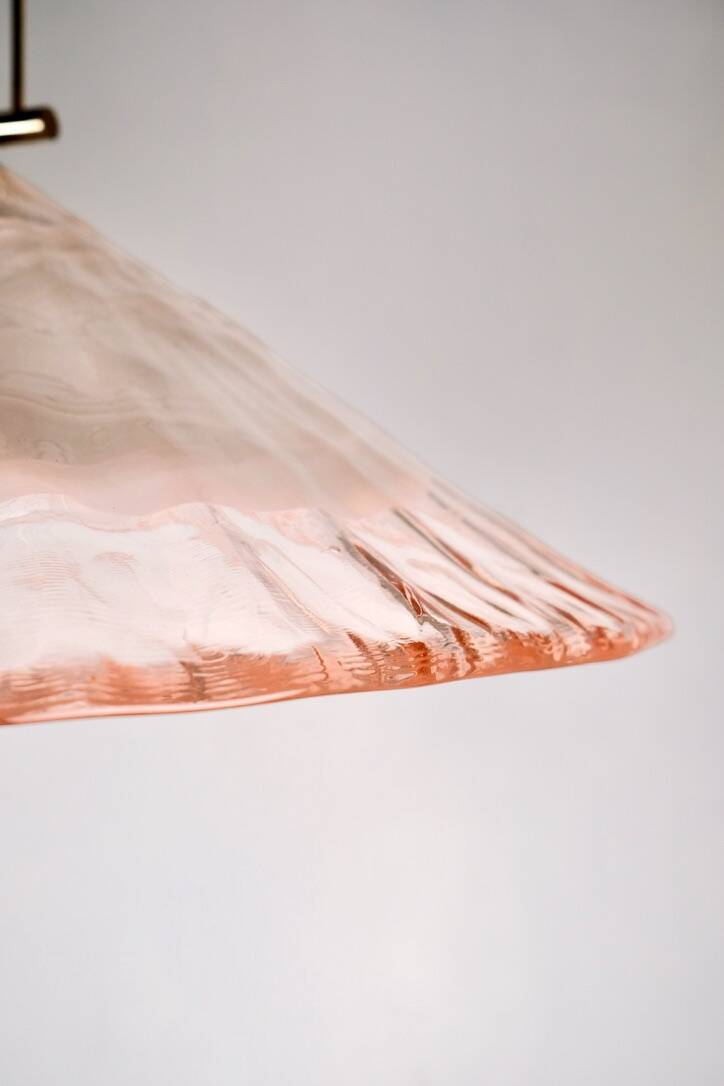 Murano glass and brass pendant by La Murrina, Italy, 1970s