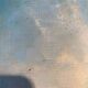 Old painting, Swiss mountain landscape signed H Herzer, mid-XX century