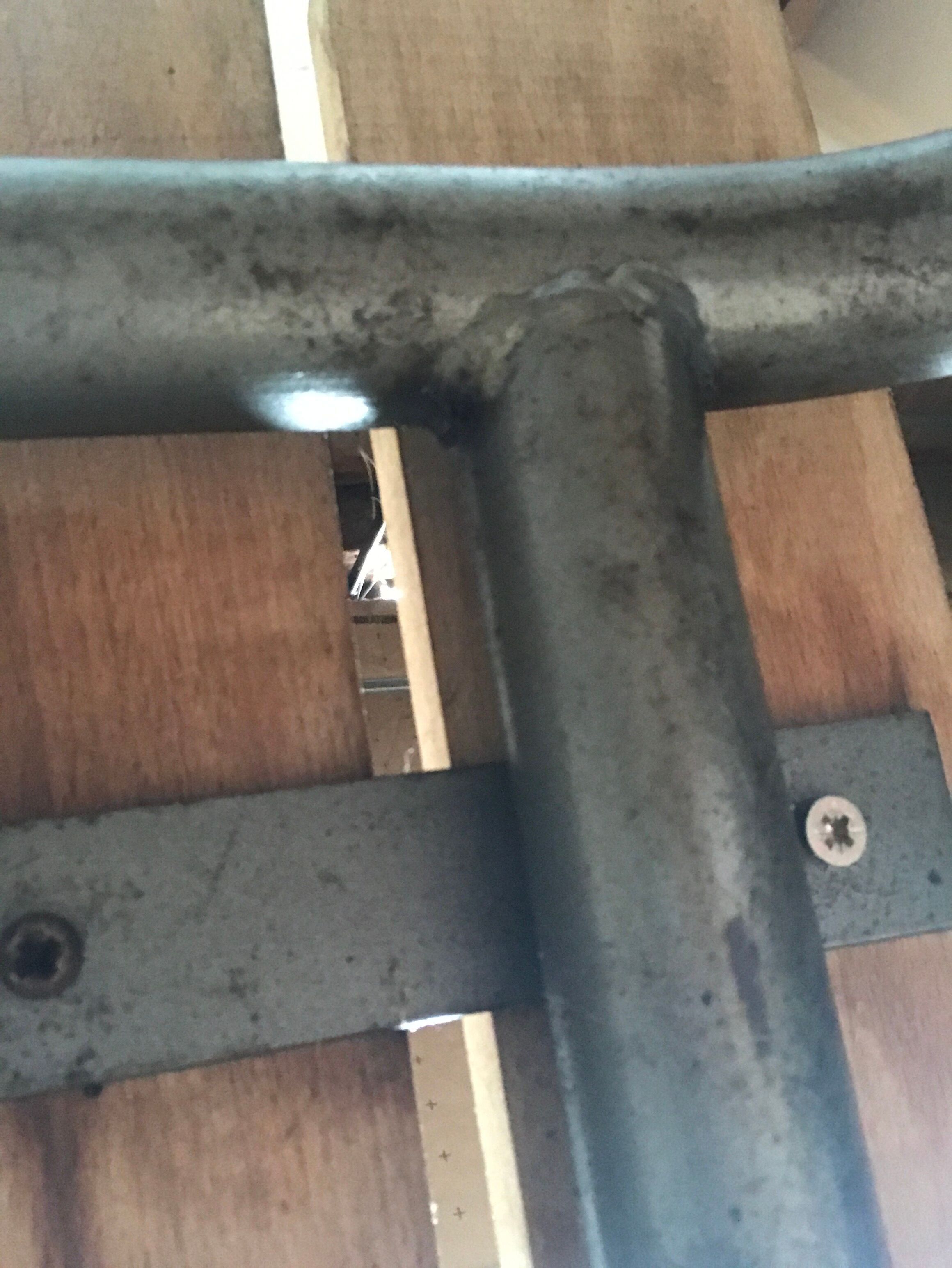 Authentic schoolboy's bench