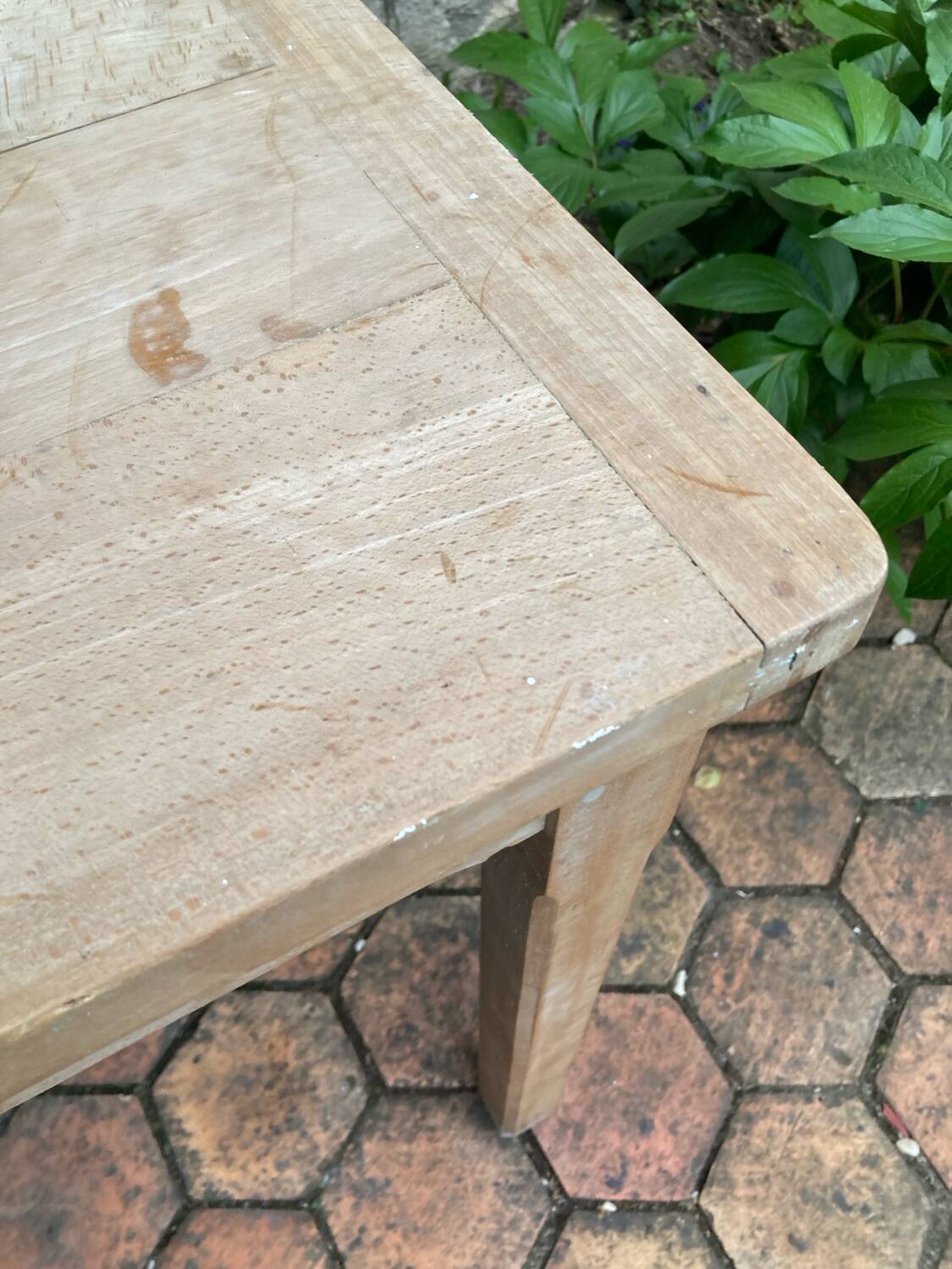 Old farmhouse table