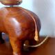 Lampe éléphant verre de Clichy art déco