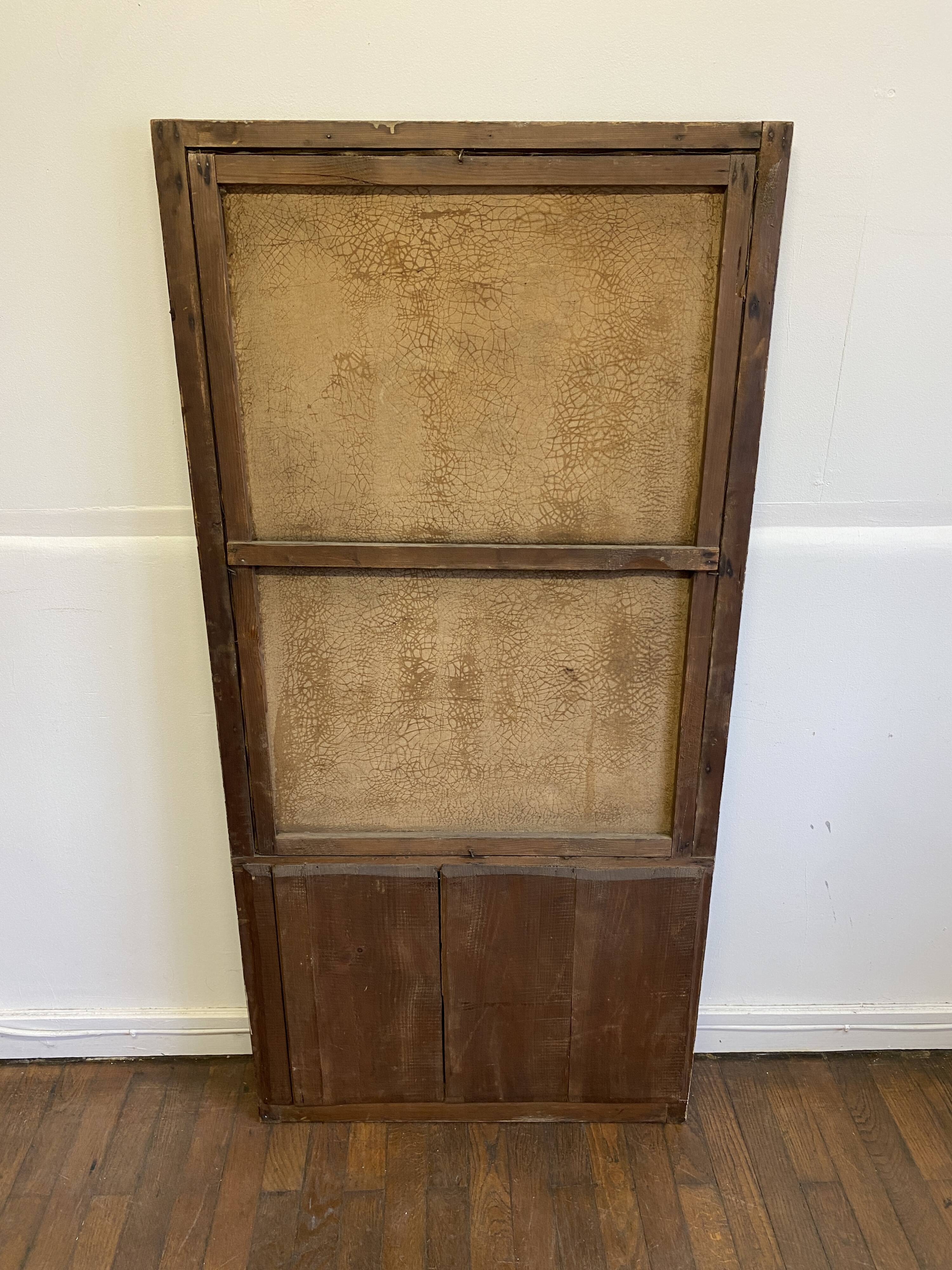 19th century trumeau - Romantic scene - 77cm x 160cm