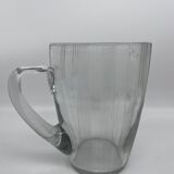 50s chiseled glass pitcher