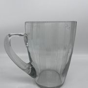 50s chiseled glass pitcher