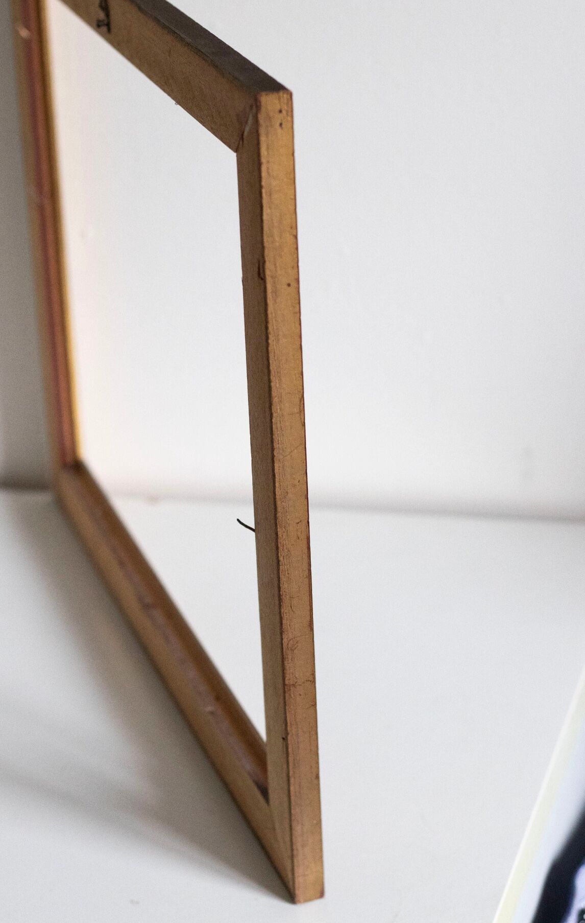 Old gilded wooden frame