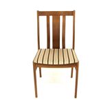 Set of 4 Scandinavian walnut chairs, Sweden, 1950