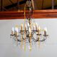 Lustre en cristal, milieu XXe