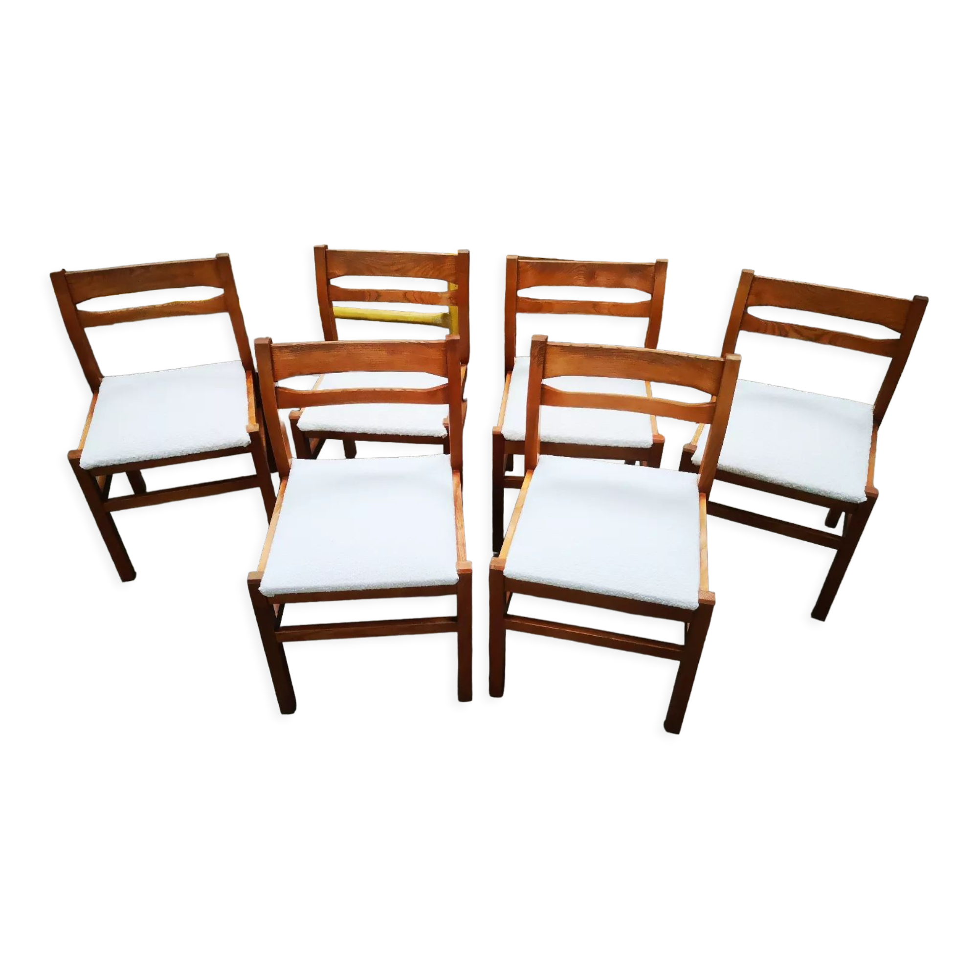 6 Mid Century chairs
