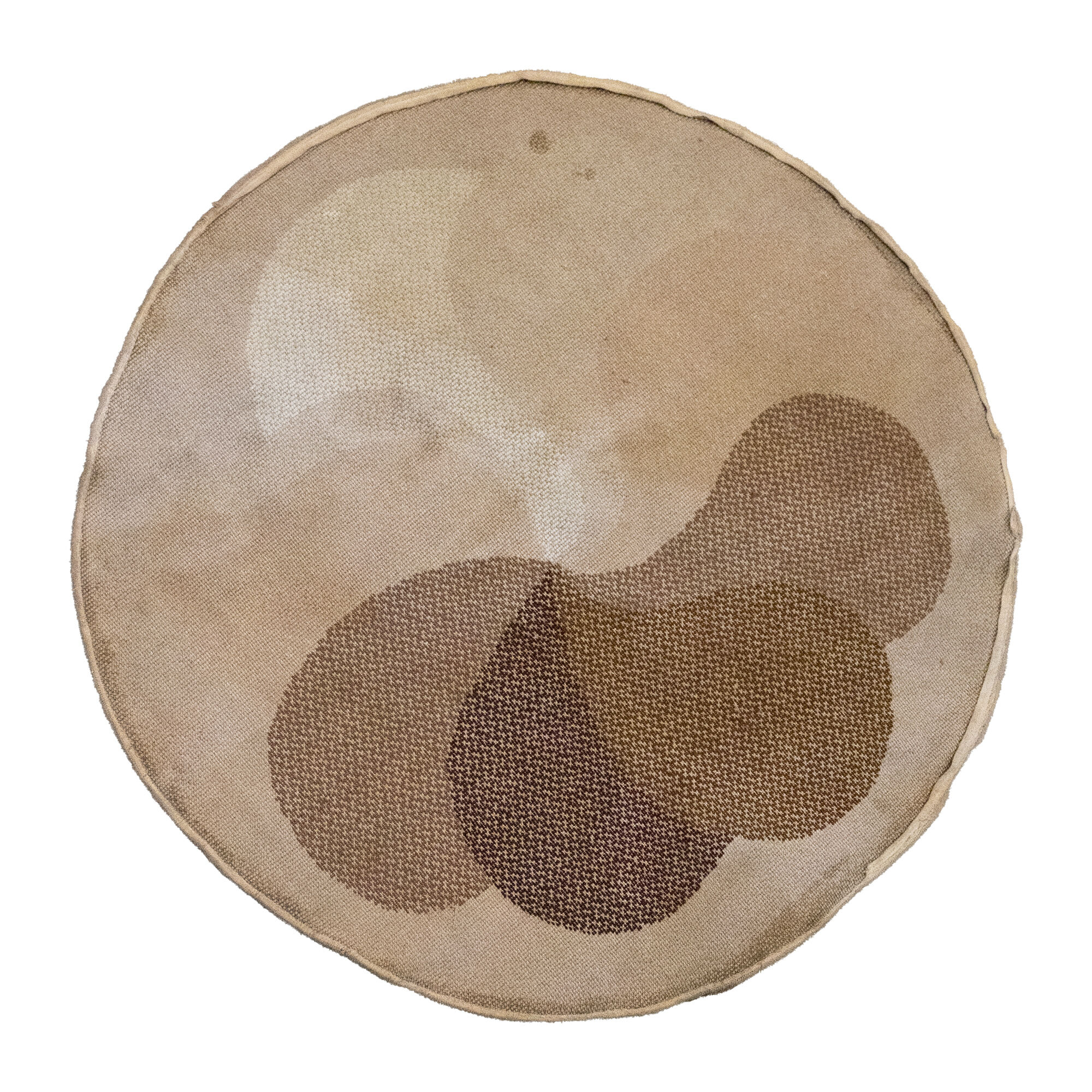 Brown Round "Flower" Desso Carpet