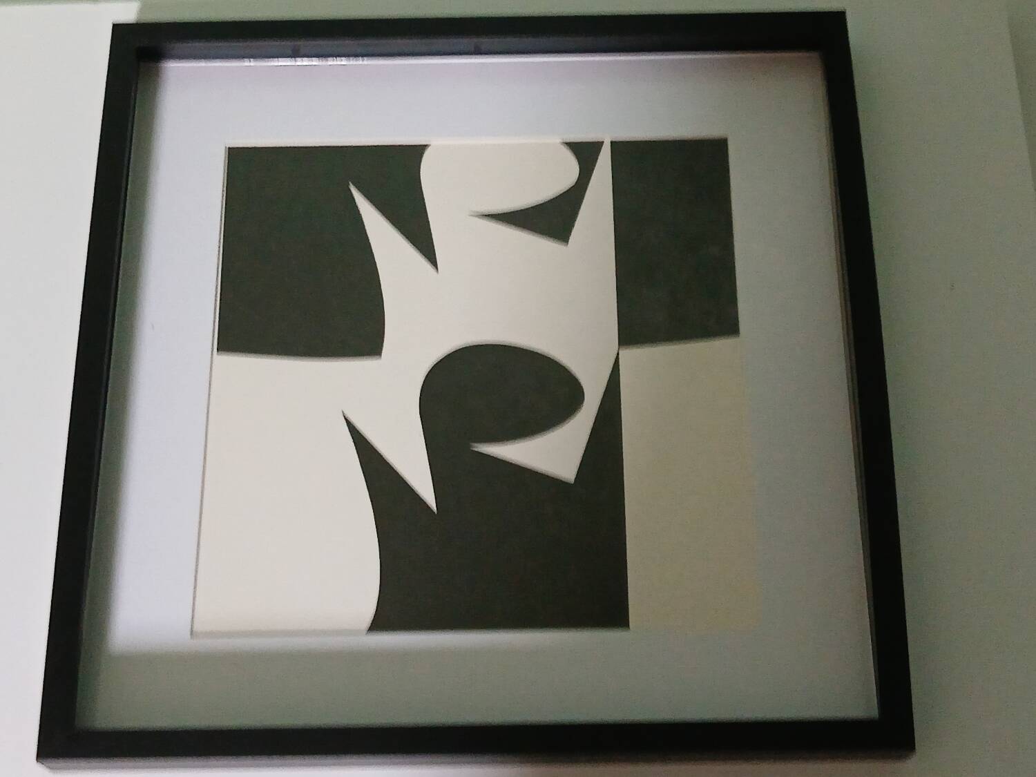 Tableau Vintage Art Optique - Victor Vasarely "Phantom" - Frame 40x40cm