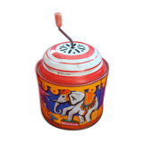 Early music box. Circus pattern.
