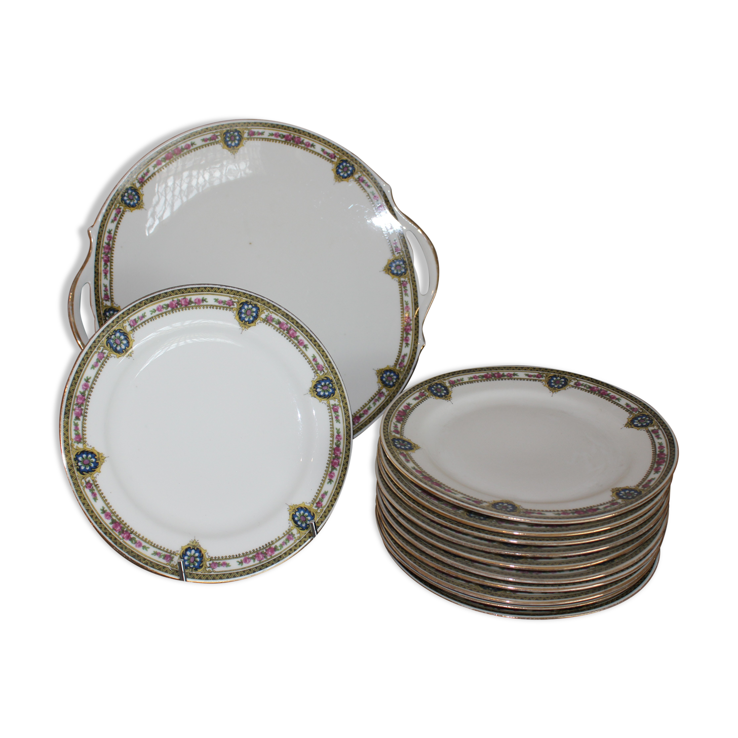 Limoges porcelain dessert service