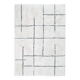 Berber rug 120x180 cm white with black lines