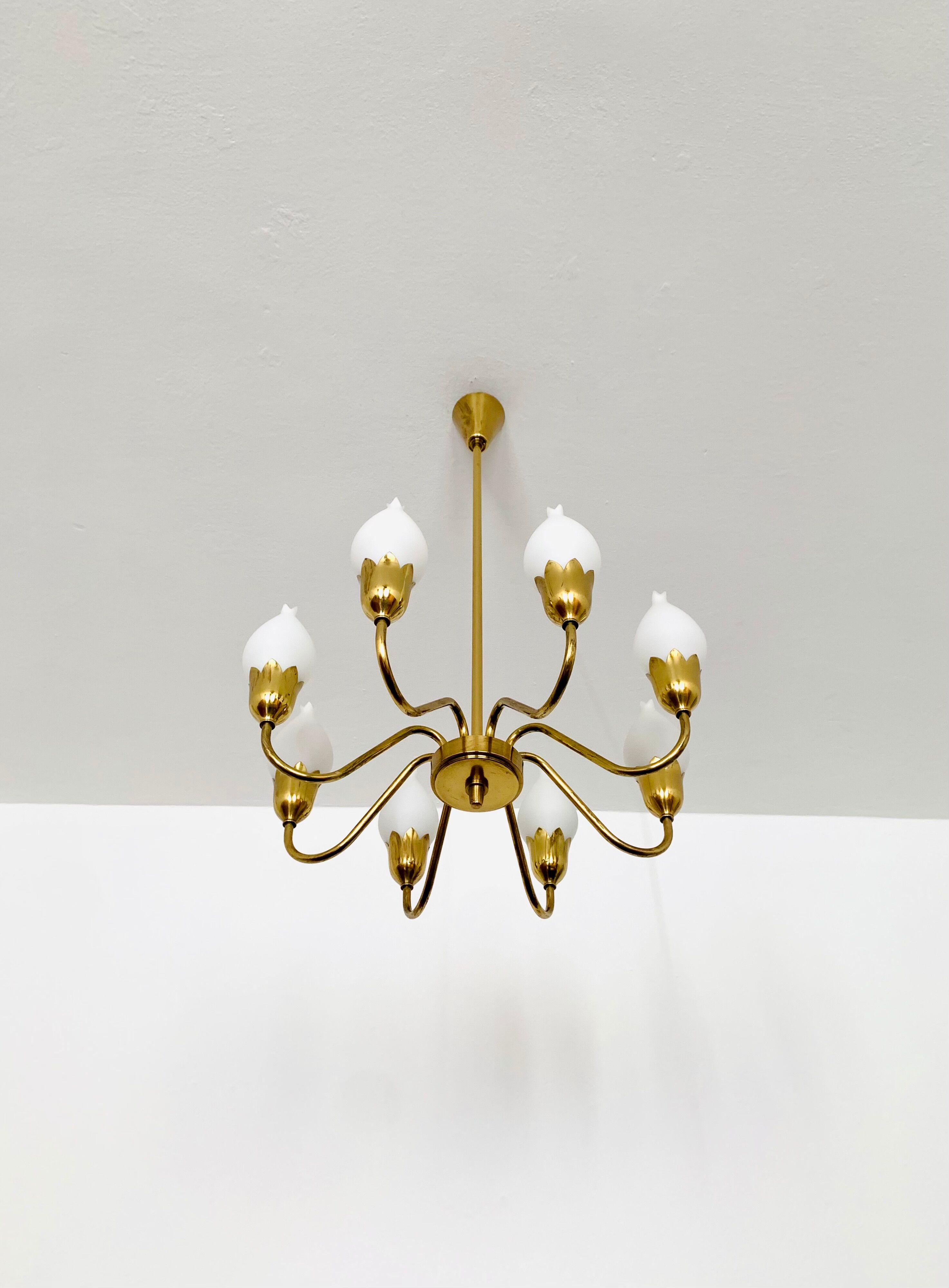 Brass Chandelier by Fog and Morup