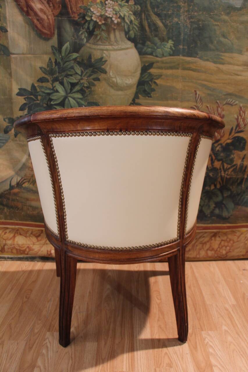 Art Deco flat desk and executive chair by Jules Cayette