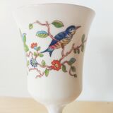 Aynsley porcelain vase bird décor and flowers