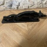 Fox Sculpture Charles Lemanceau Faience France Art Deco 1930