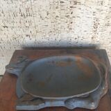 Cast iron butcher's counter plate