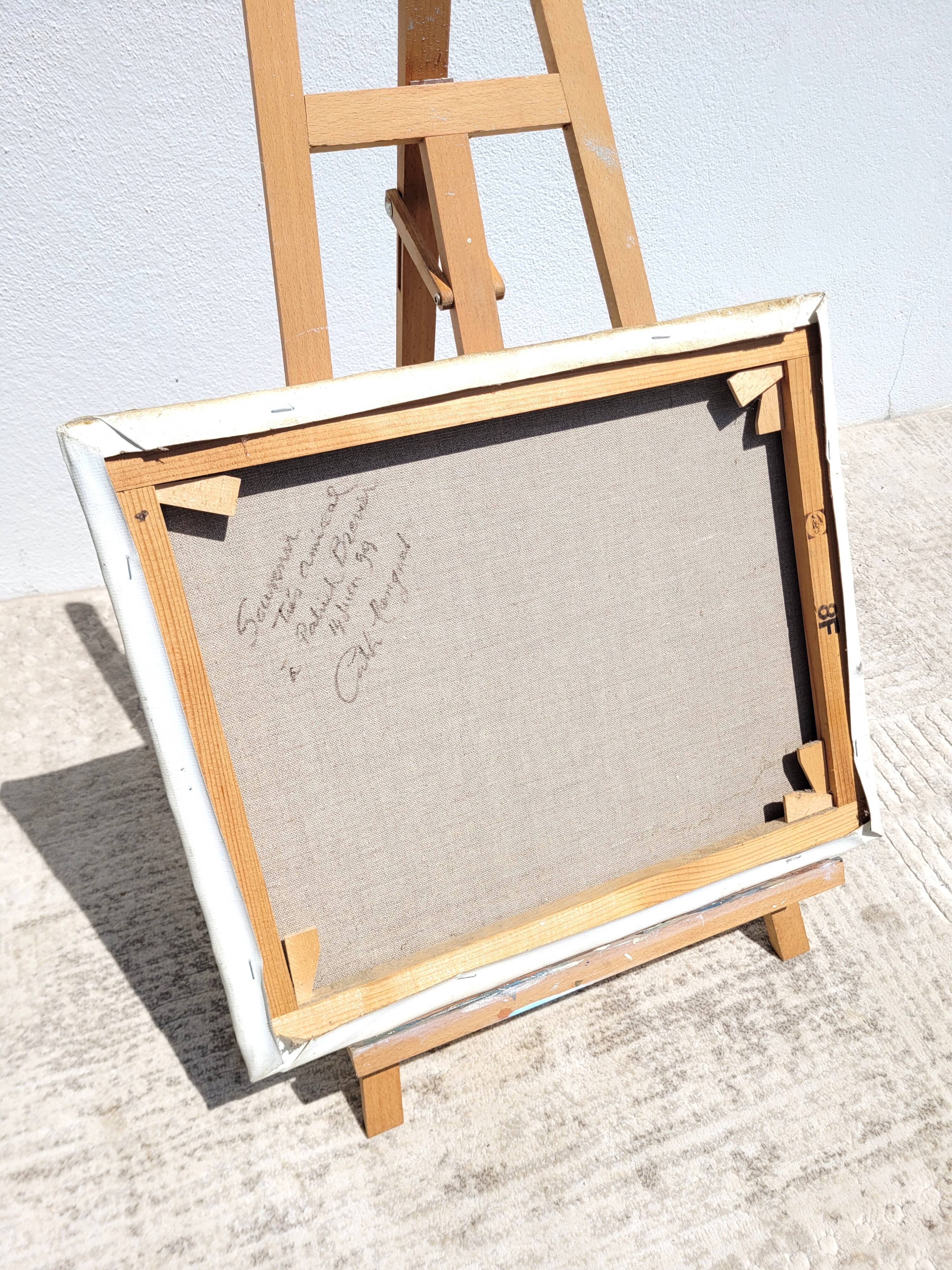 Oil painting on canvas still life with fruit