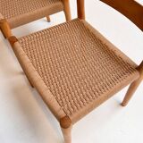 Set of 4 model 84 chairs by Niels Otto Møller, 1960s