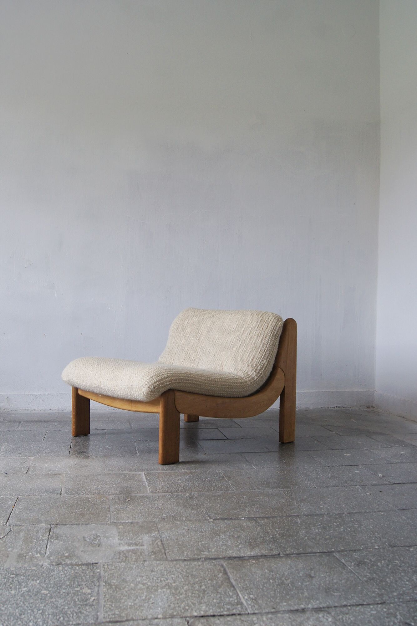 Scandinavian Brutalist Lounge Chair