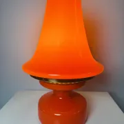 Table lamp in glass B-124 by Hans-Agne Jakobsson for Markaryd Ab, Sweden, 1960s.