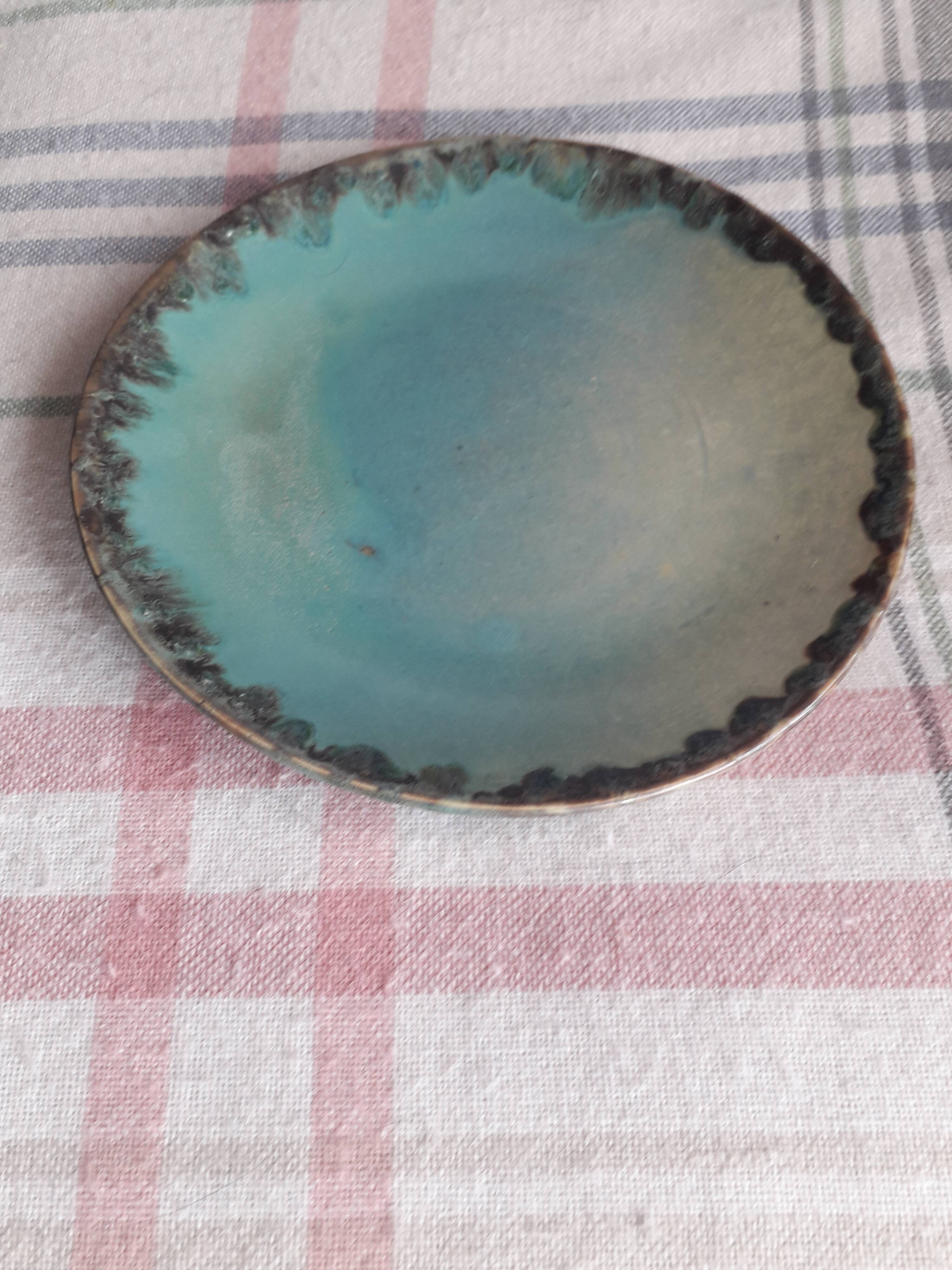 Vintage ceramic signed Gréber