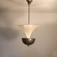1930s Art deco hanging lamp from the Netherlands
