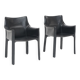 CAB armchairs by Mario Bellini for Cassina, 1970s, set of 2