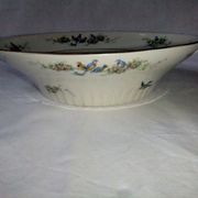 Old dish Chapus Frères Limoges France art deco bird décor Jane Aber Algiers