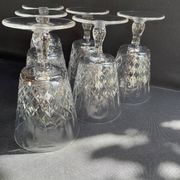6 Verres à eau – Cristallerie de Lorraine à Lemberg (1925-1997)