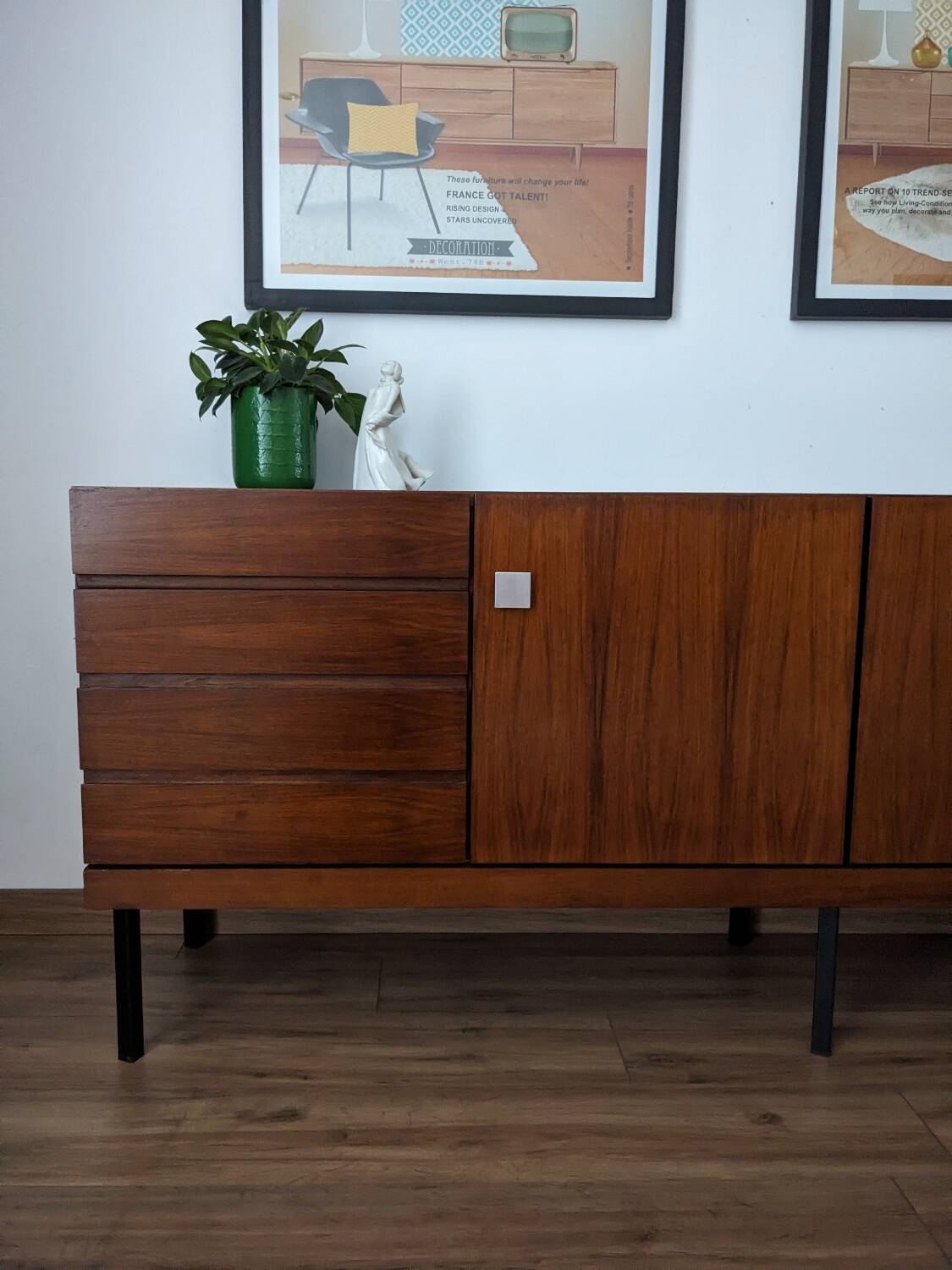 Vintage Scandinavian design sideboard