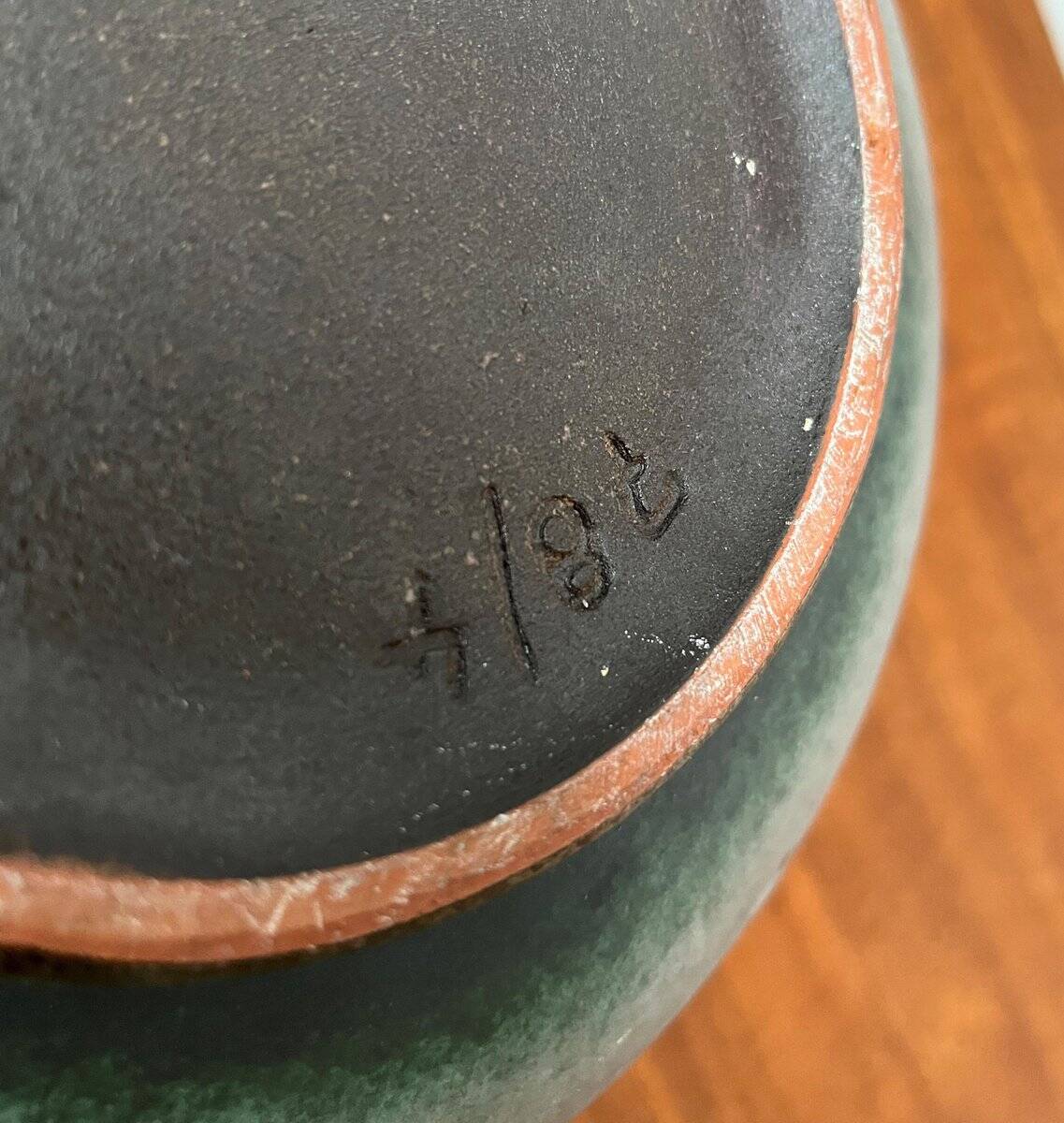 Jarre en céramique ou cruche de poterie ouest-allemande du milieu du siècle WGP, années 1960