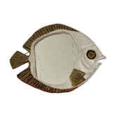 Ceramic fish-shaped mirror 1970