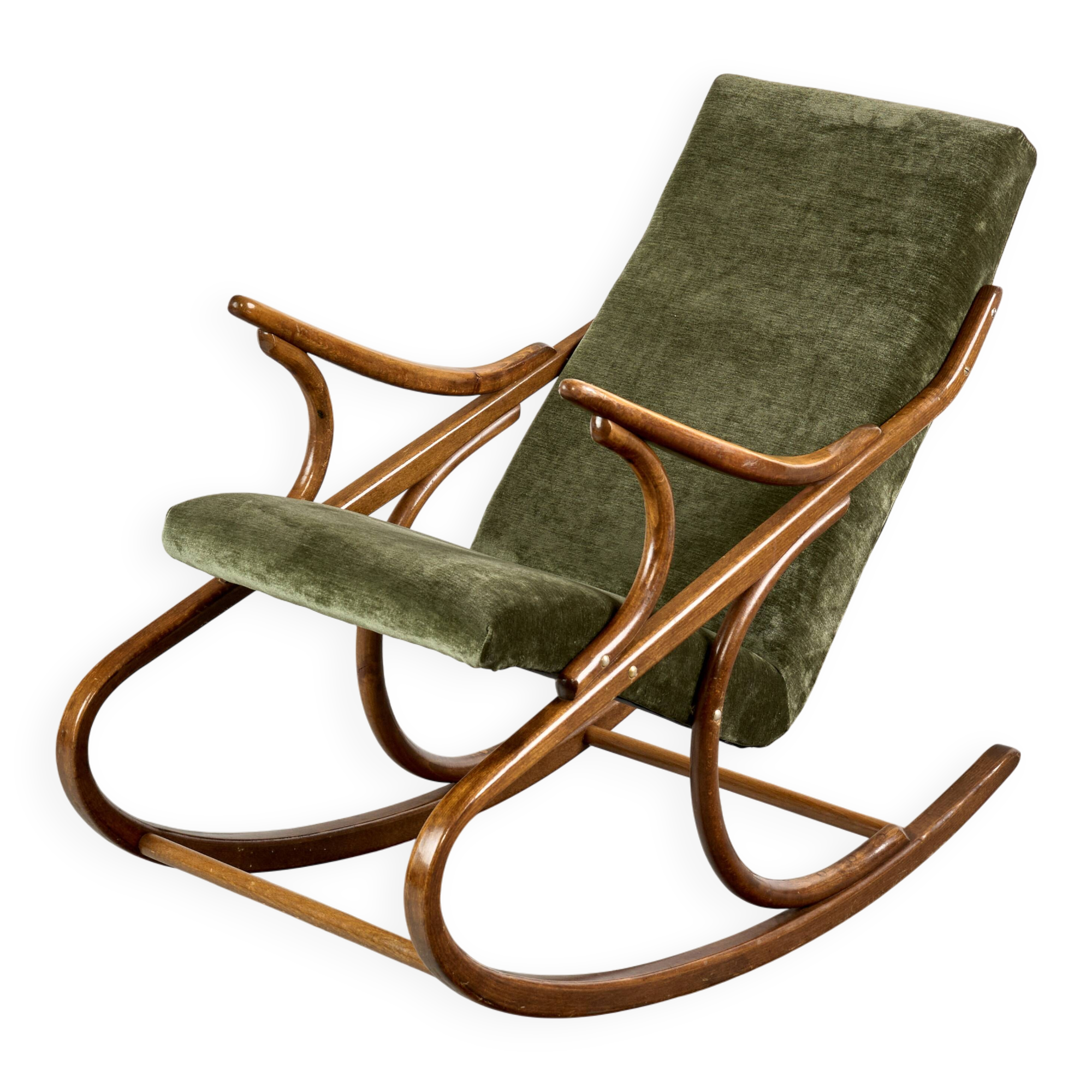 Bentwood Rocking Chair from Ton, 1960s, Czecoslovakia