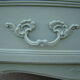 Old louis xv style painted chest of drawers
