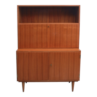 1960s secretary combination in walnut