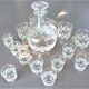Carafe and liqueur glasses 70s