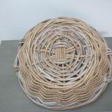 Pair of 2 wicker baskets with handles