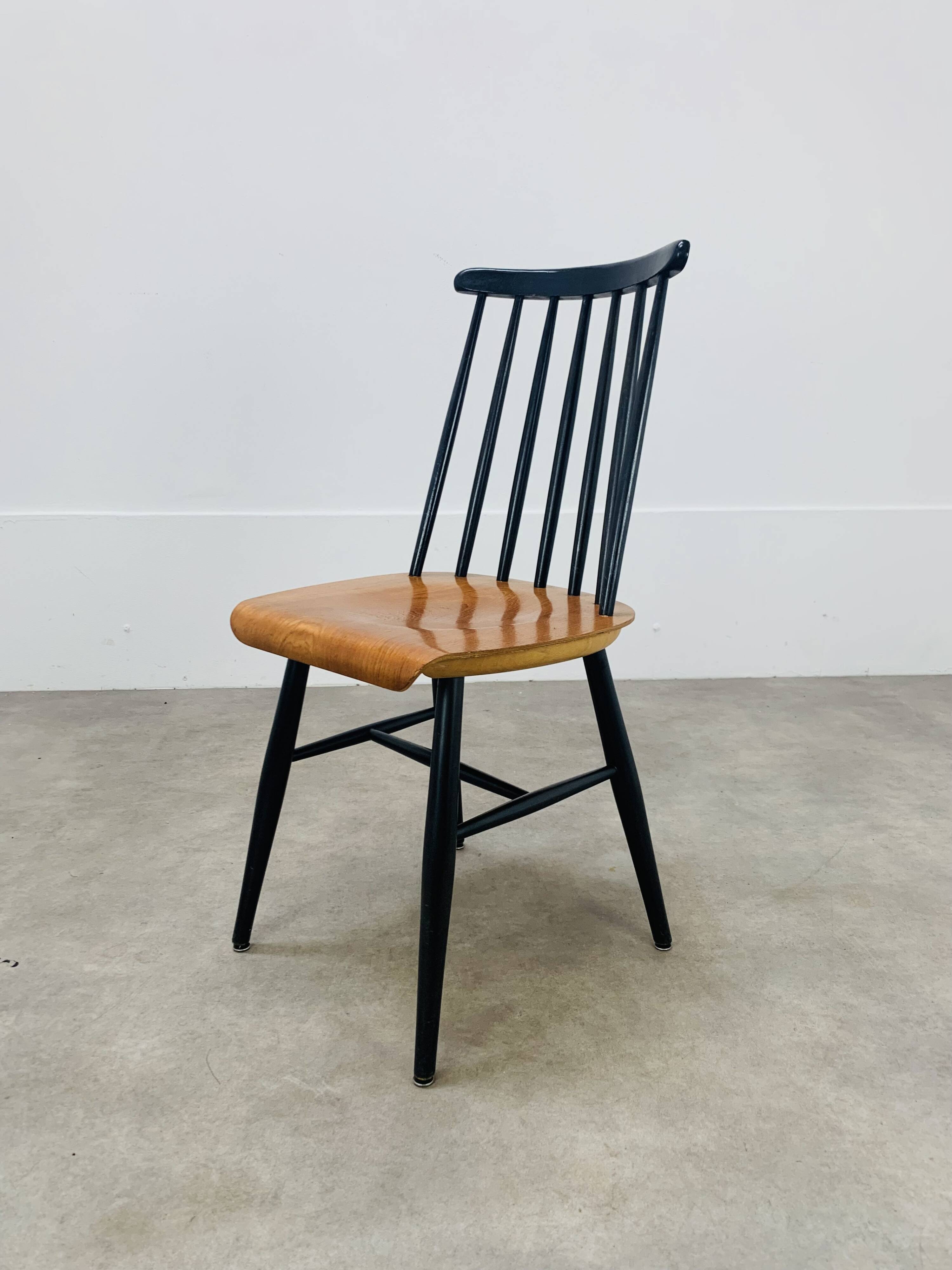 6 Fanett chairs by Ilmari Tapiovaara, Scandinavian, 1960s