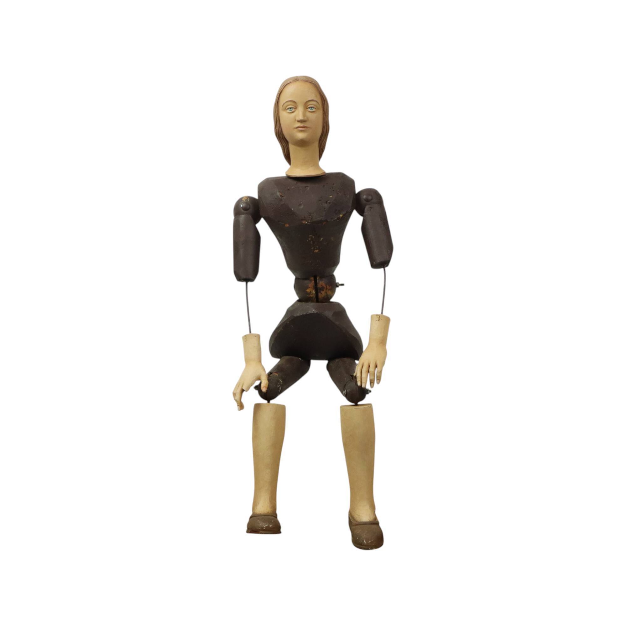 Large Vintage Santos Pop Lay Figure Mannequin 20th Century