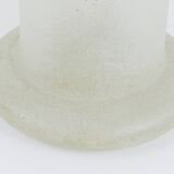 Table lamp signed by Karl Springer with a frosted glass base, 1970s.