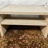 Travertine TV cabinet from the 70s