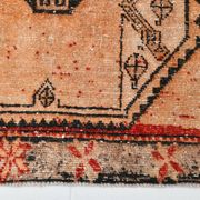 3x10 Peach Orange Handmade Wool Runner Rug, 81x293Cm